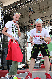 Moderation Mike Thiel, Guido Crantz (©Foto: Martin Schmitz)